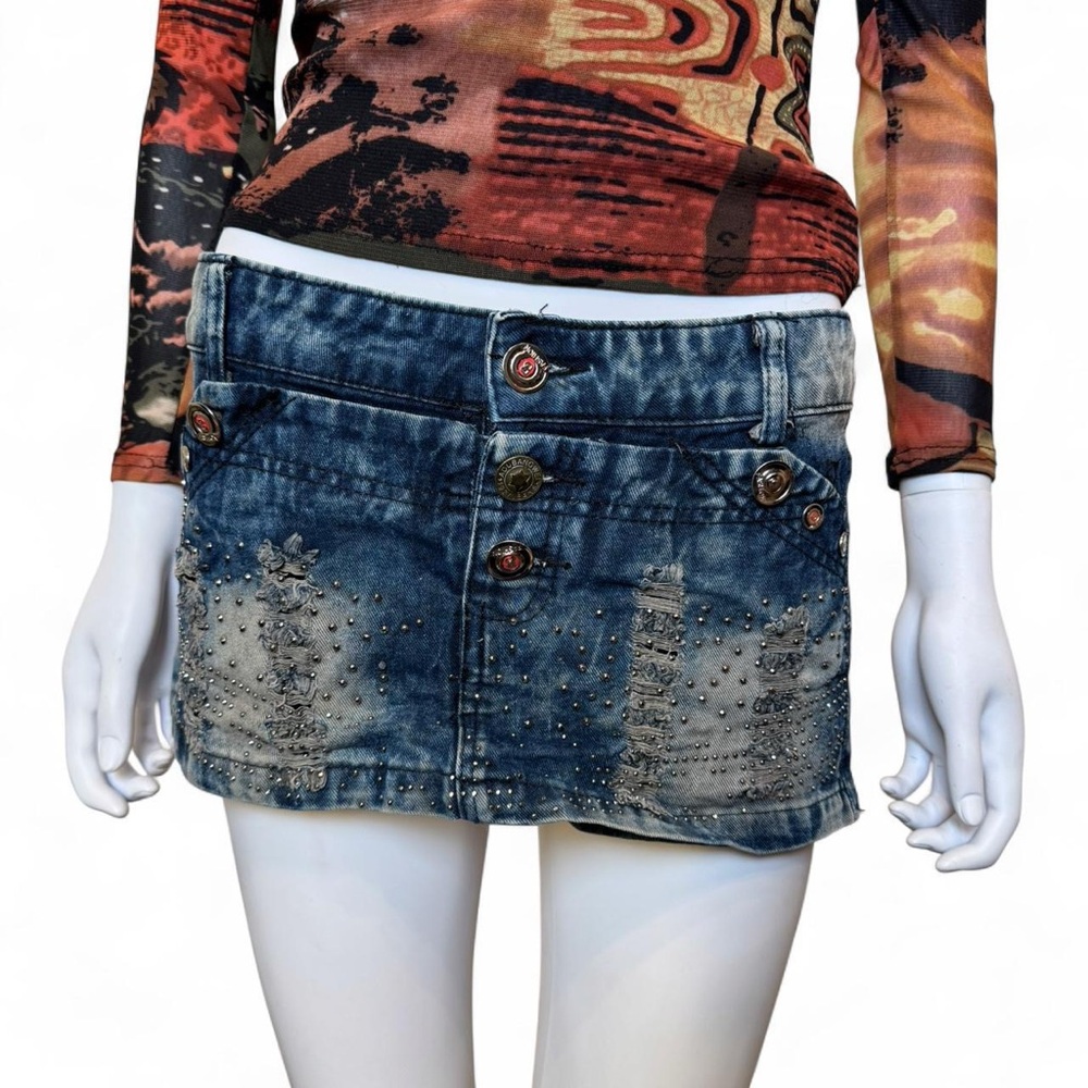 💎 Y2K Distressed Micro Shorts 💎